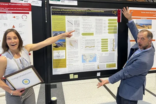GroundWork wins prize for soiling measurement data chart